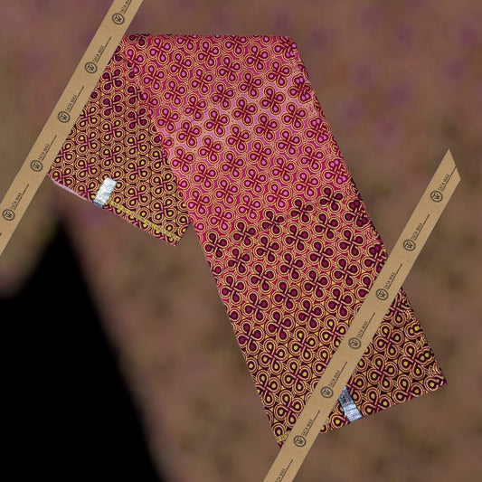 Tissu Pagne Africain Brillant 6 Yards