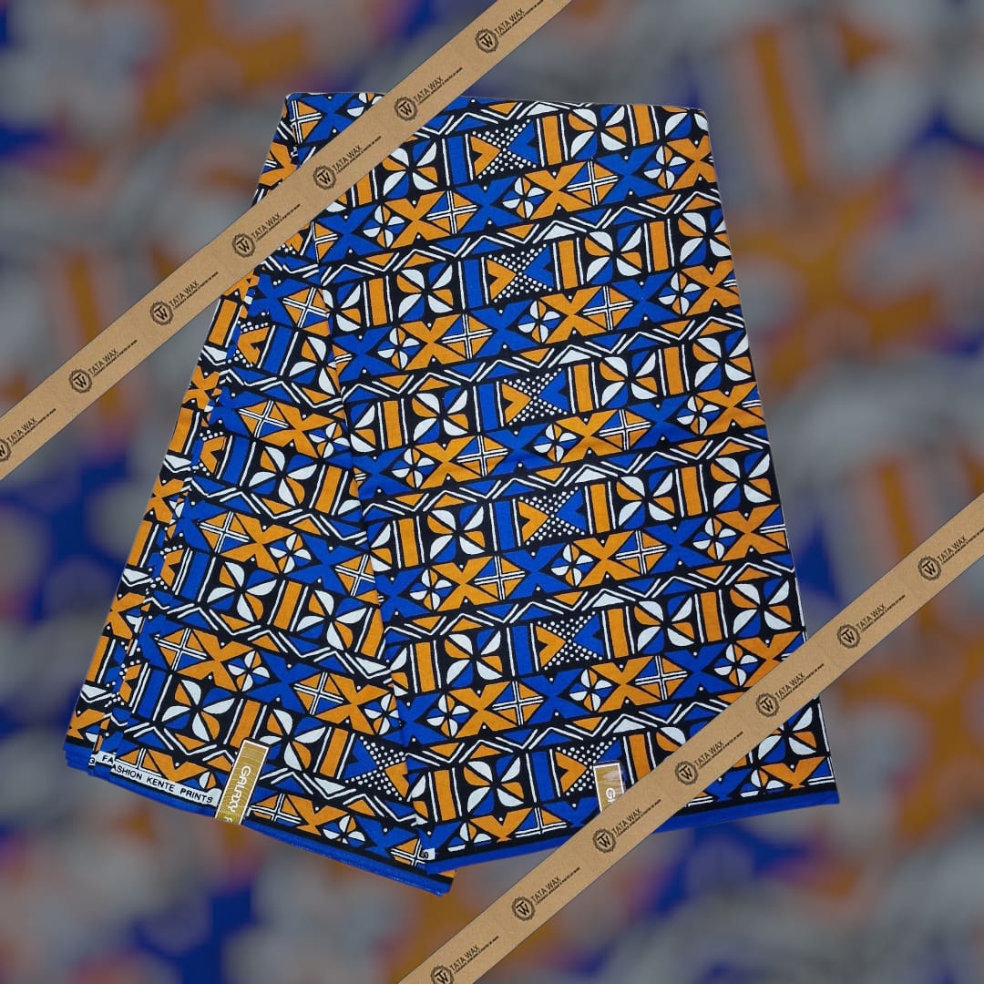 Tissu wax en coton Motif Bougoulon