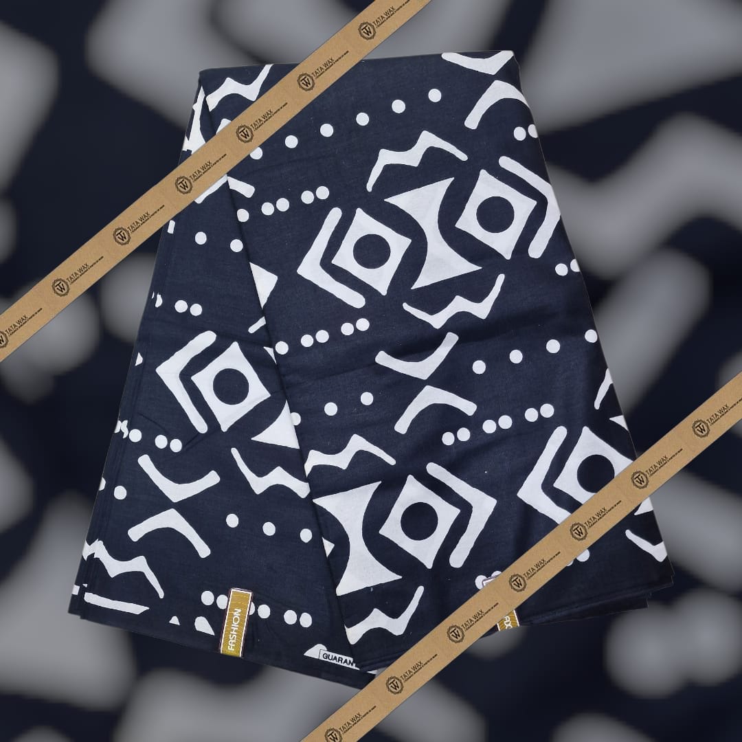 Tissu wax en coton Motif Bougoulon