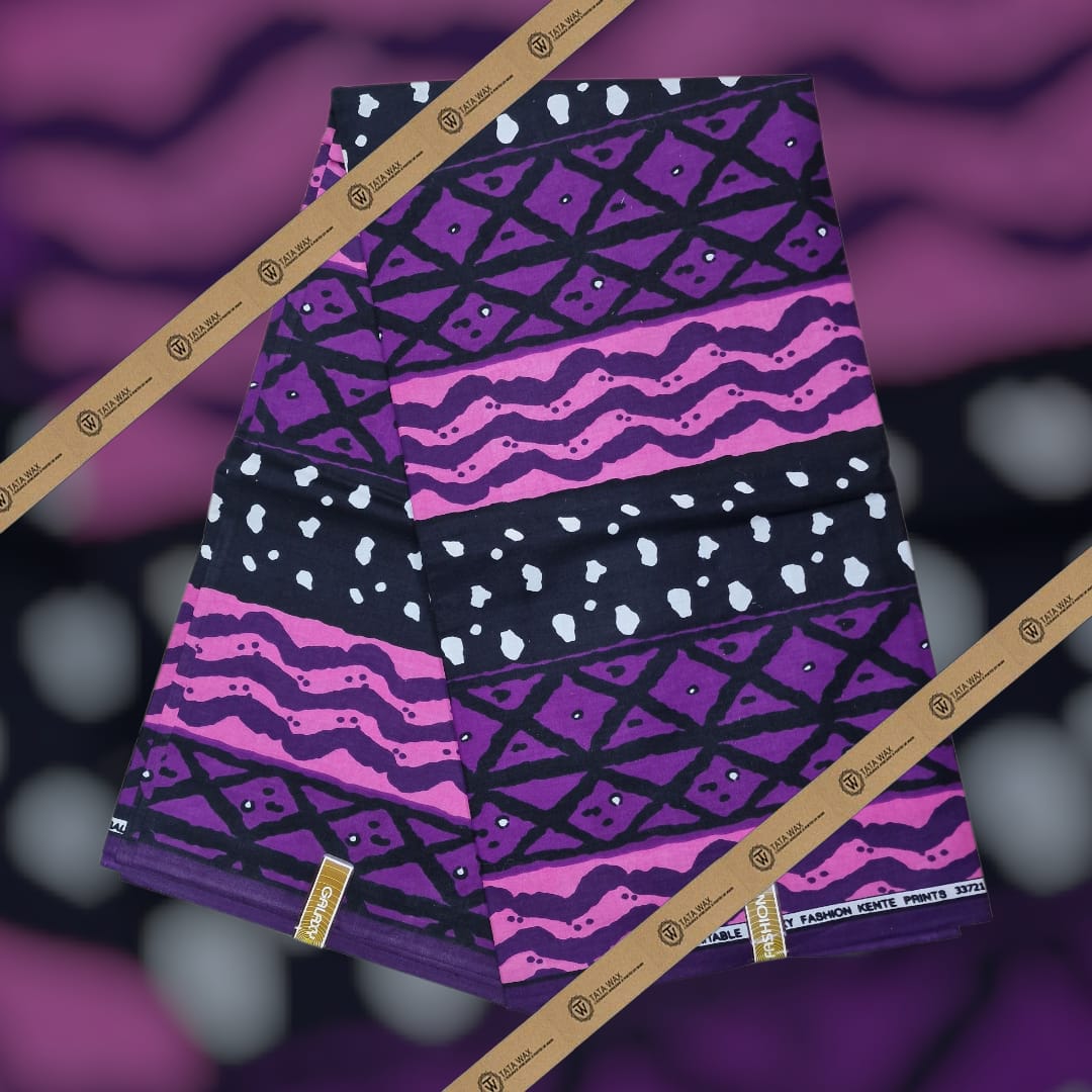 Tissu wax en coton Motif Bougoulon