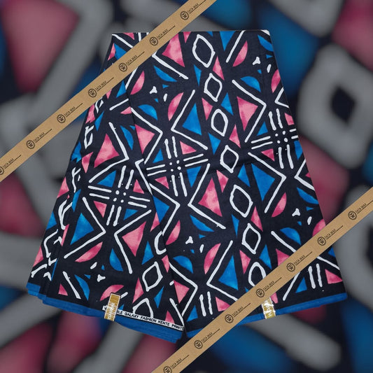 Tissu wax en coton Motif Bougoulon