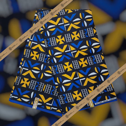 Tissu wax en coton Motif Bougoulon