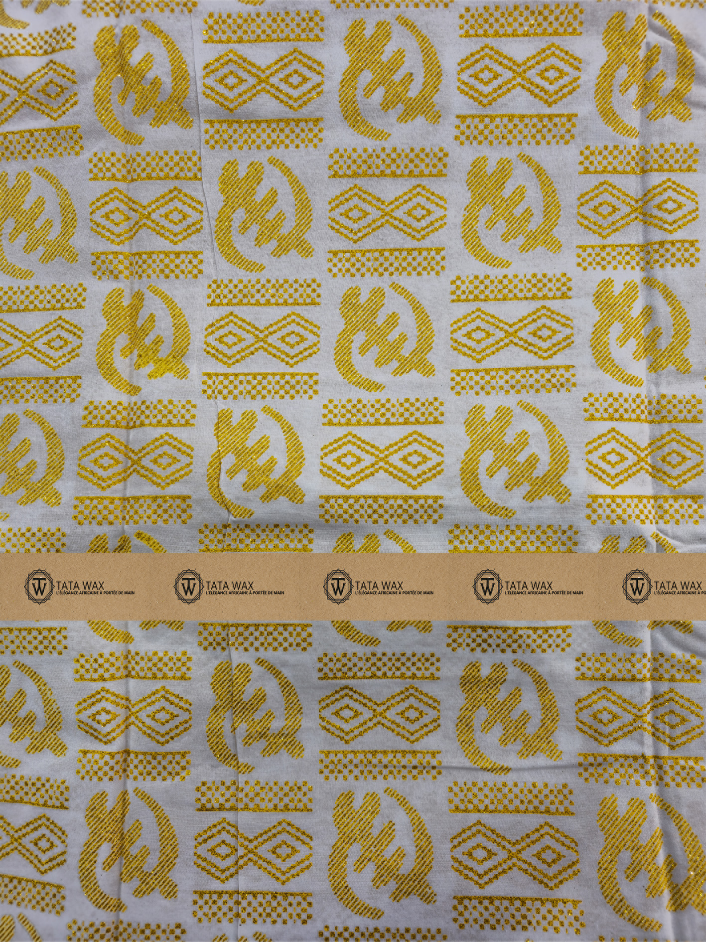 Tissu Wax Africain brillant Premium 6 yards