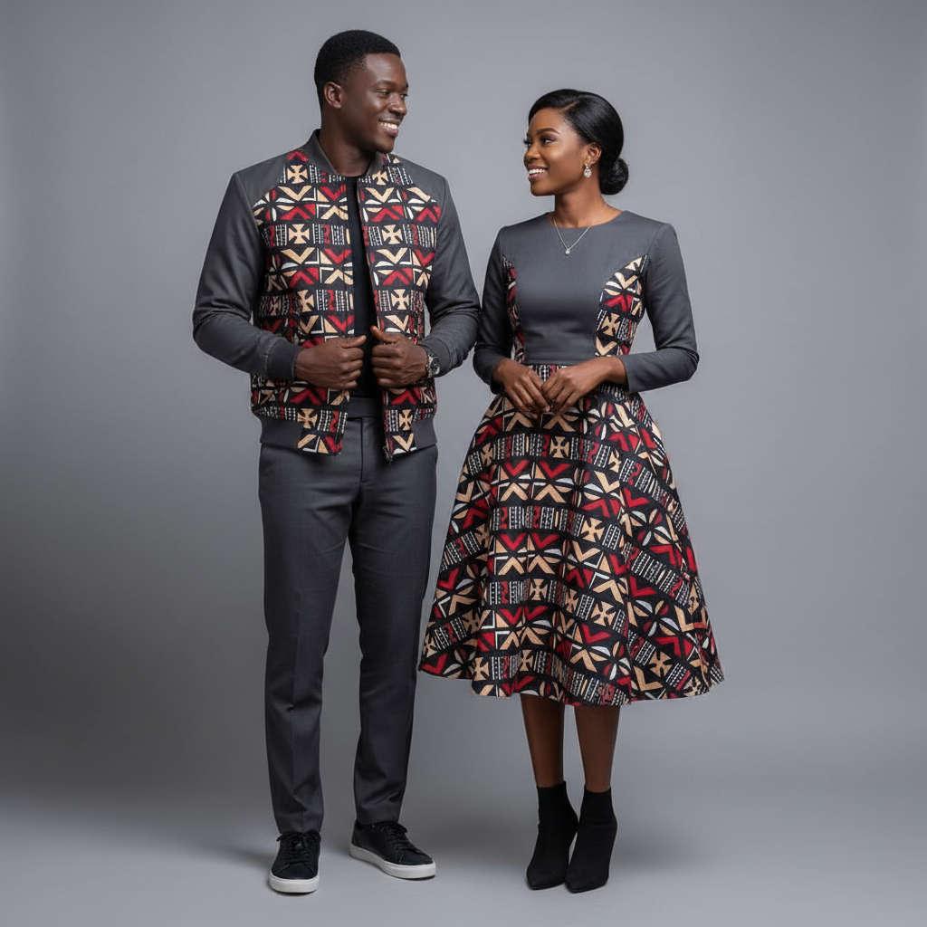 Tissu wax en coton Motif Bougoulon