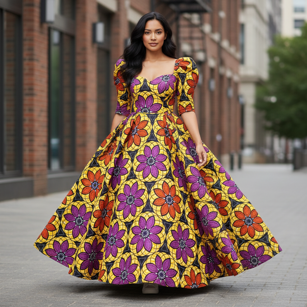 Tissu wax super sousso 6 Yards