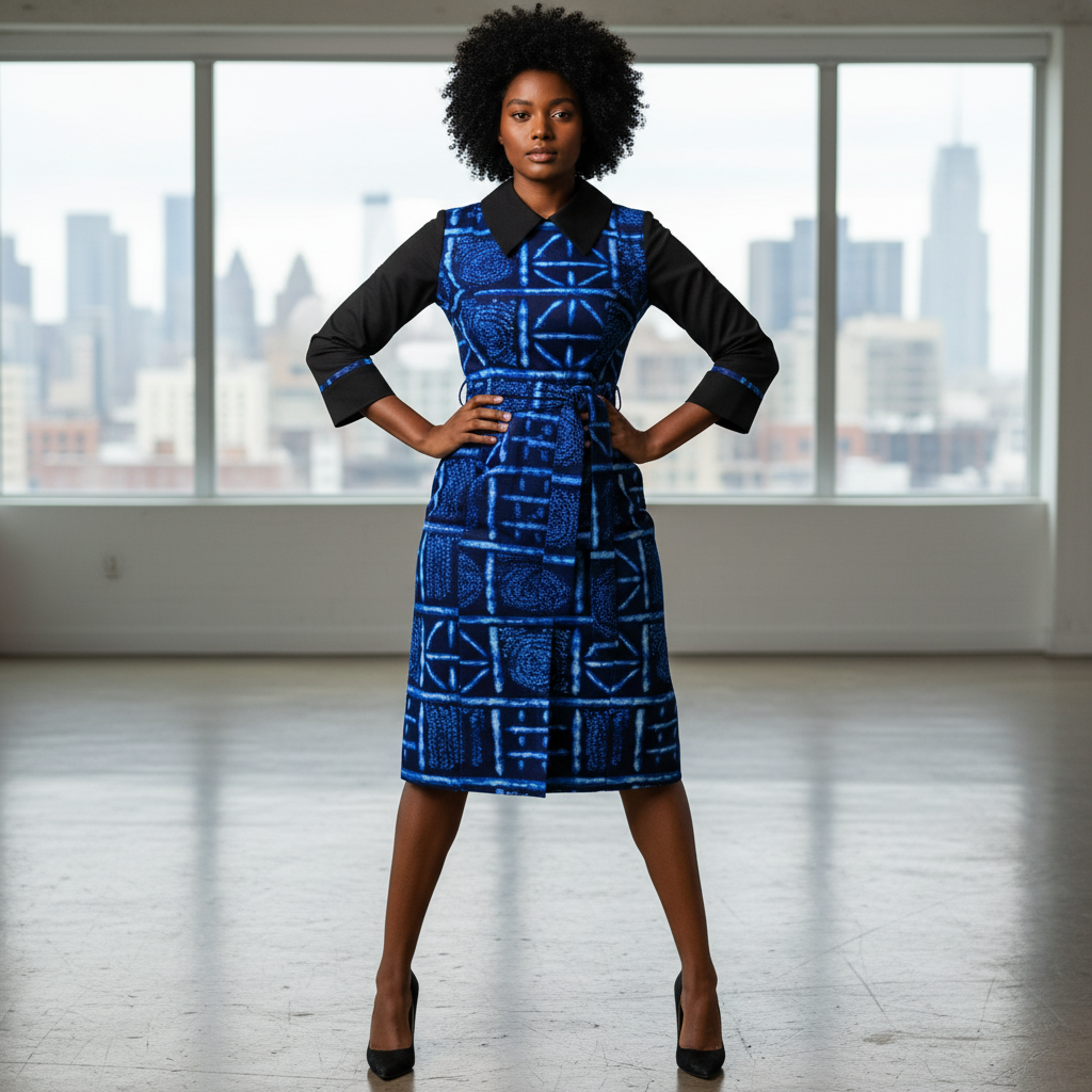 Tissu Wax l'épi 6 Yards