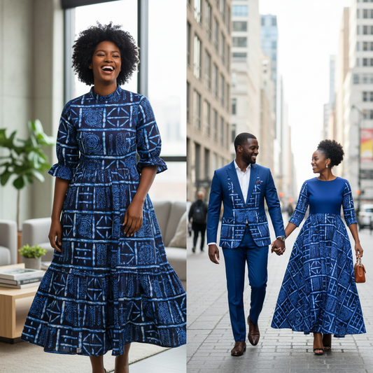 Tissu Wax l'épi 6 Yards