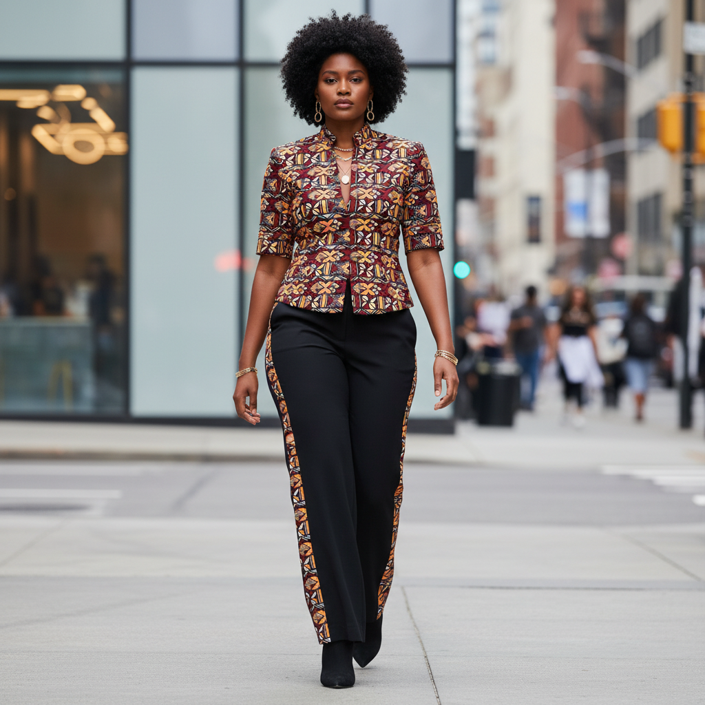 Tissu wax en coton Motif Bougoulon