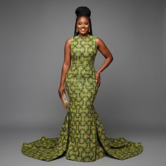 Tissu Pagne Africain Brillant 6 Yards