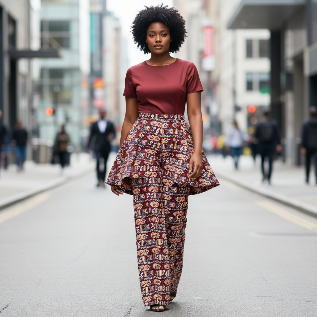 Tissu wax en coton Motif Bougoulon