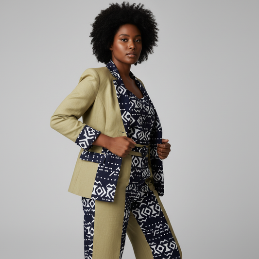 Tissu wax en coton Motif Bougoulon