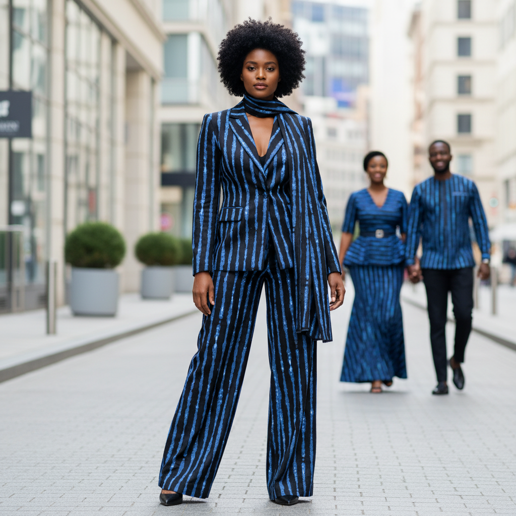 Tissu Wax l'épi 6 Yards