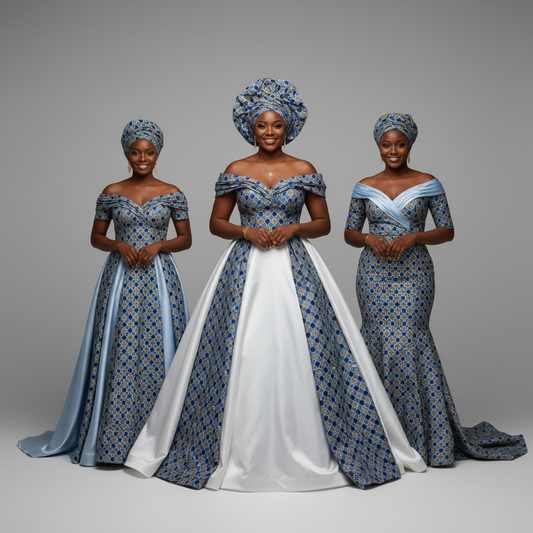 Tissu Pagne Africain Brillant 6 Yards