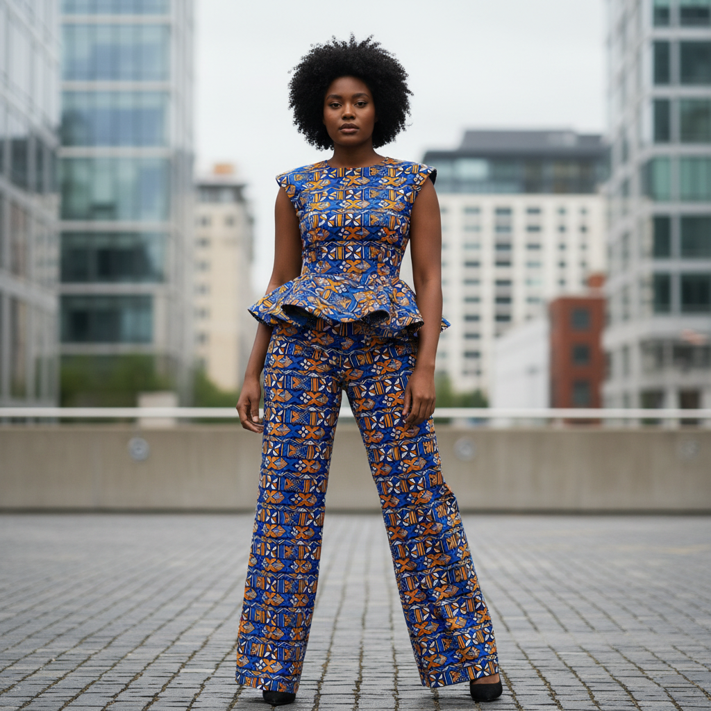 Tissu wax en coton Motif Bougoulon