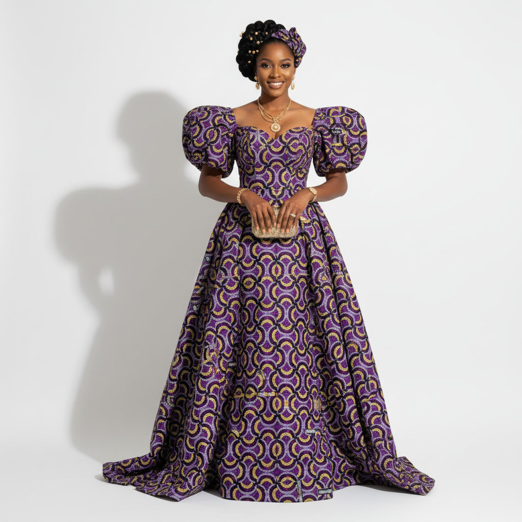 Tissu Pagne Africain Brillant 6 Yards