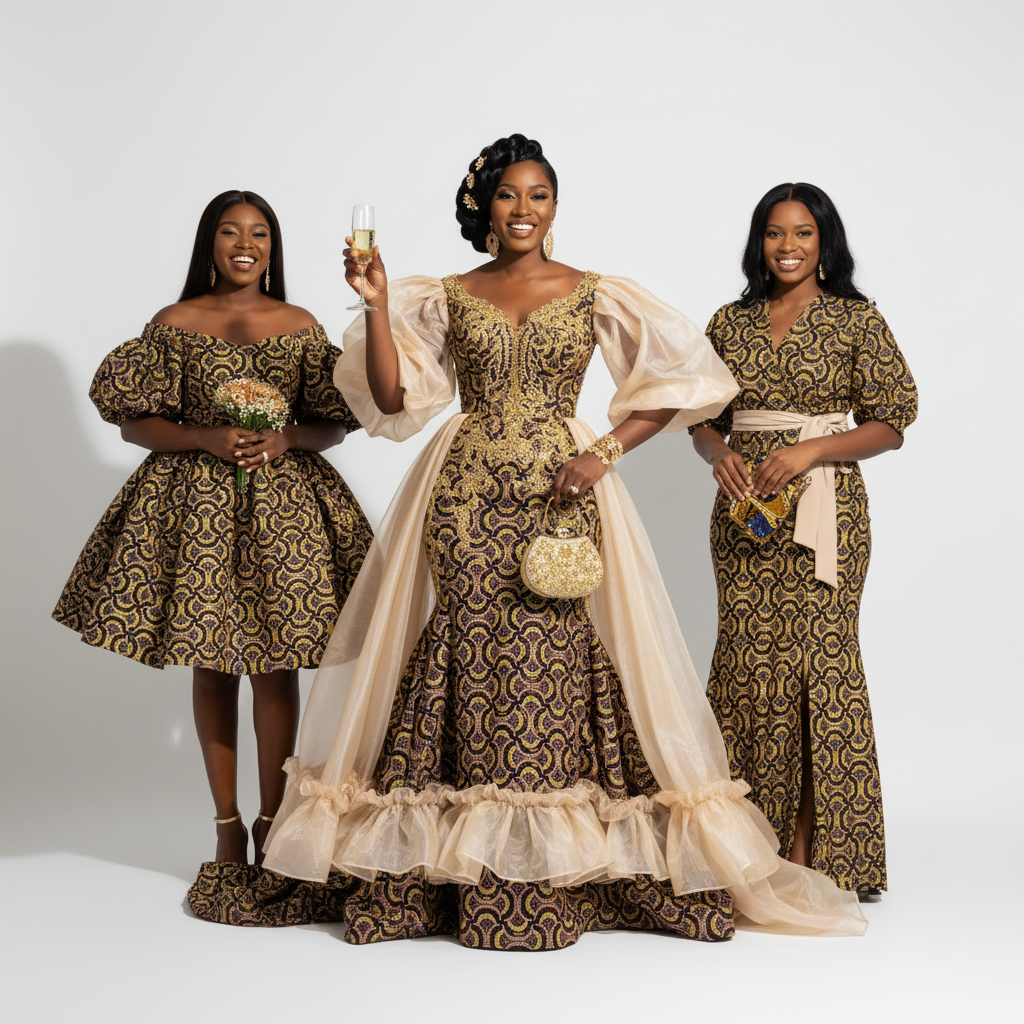 Tissu Pagne Africain Brillant 6 Yards