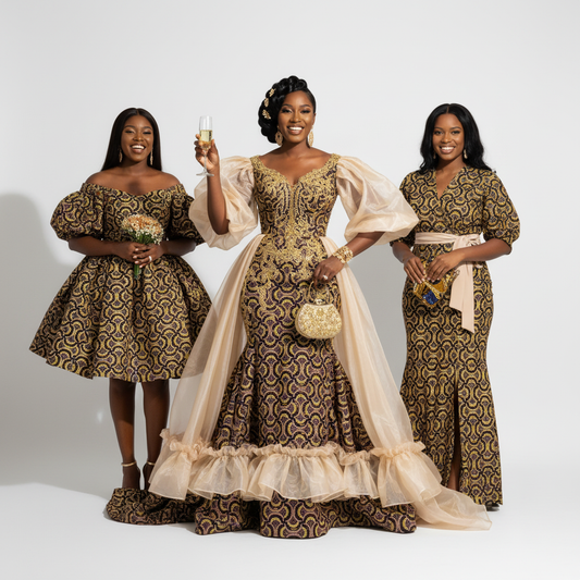 Tissu Pagne Africain Brillant 6 Yards