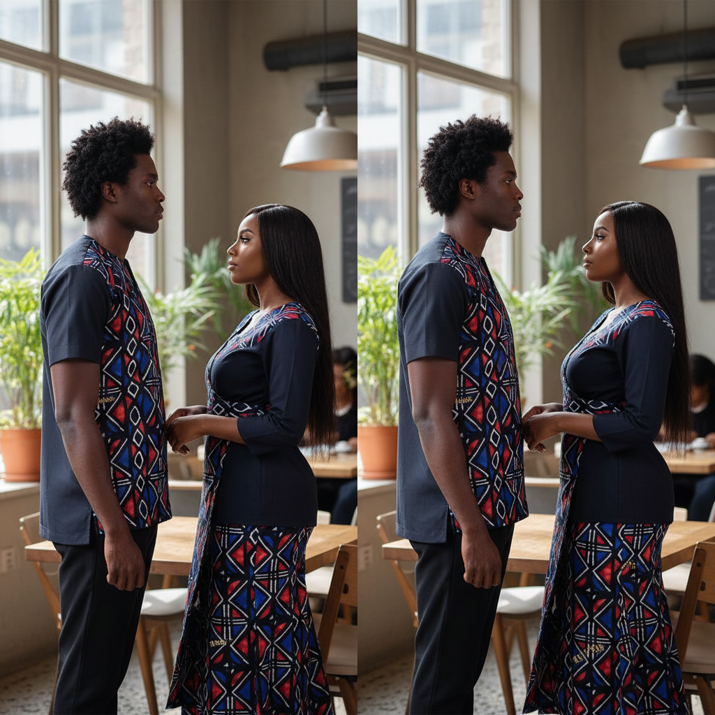 Tissu wax en coton Motif Bougoulon