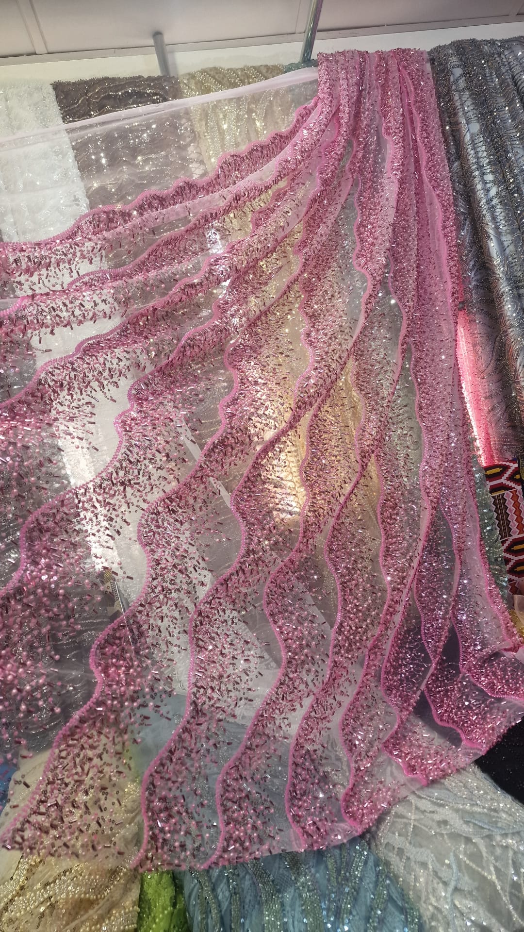 Tissu Perlage Américain TATA WAX