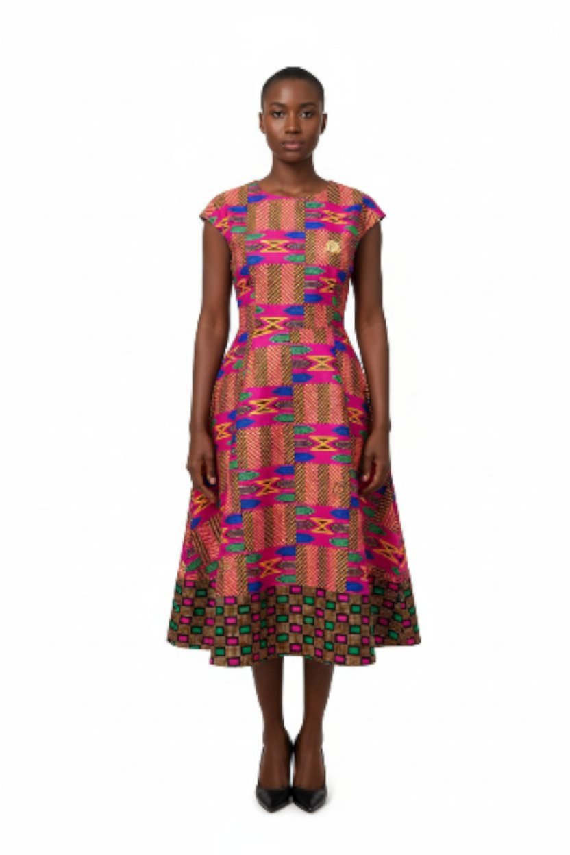 Tissu Pagne Africain Brillant 6 Yards