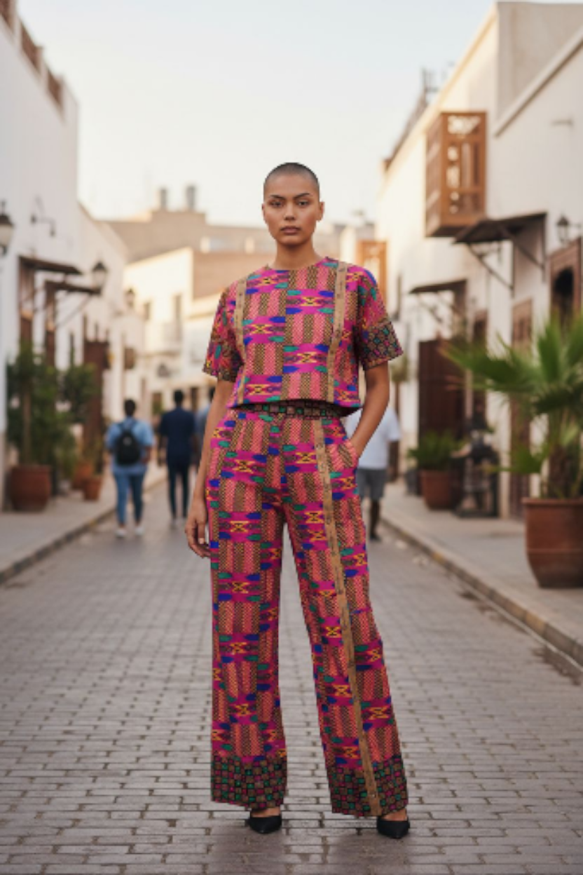 Tissu Pagne Africain Brillant 6 Yards