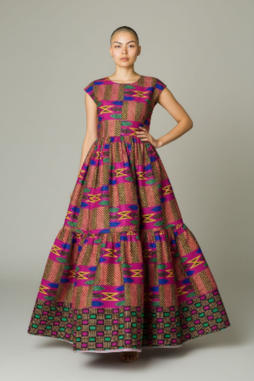 Tissu Pagne Africain Brillant 6 Yards