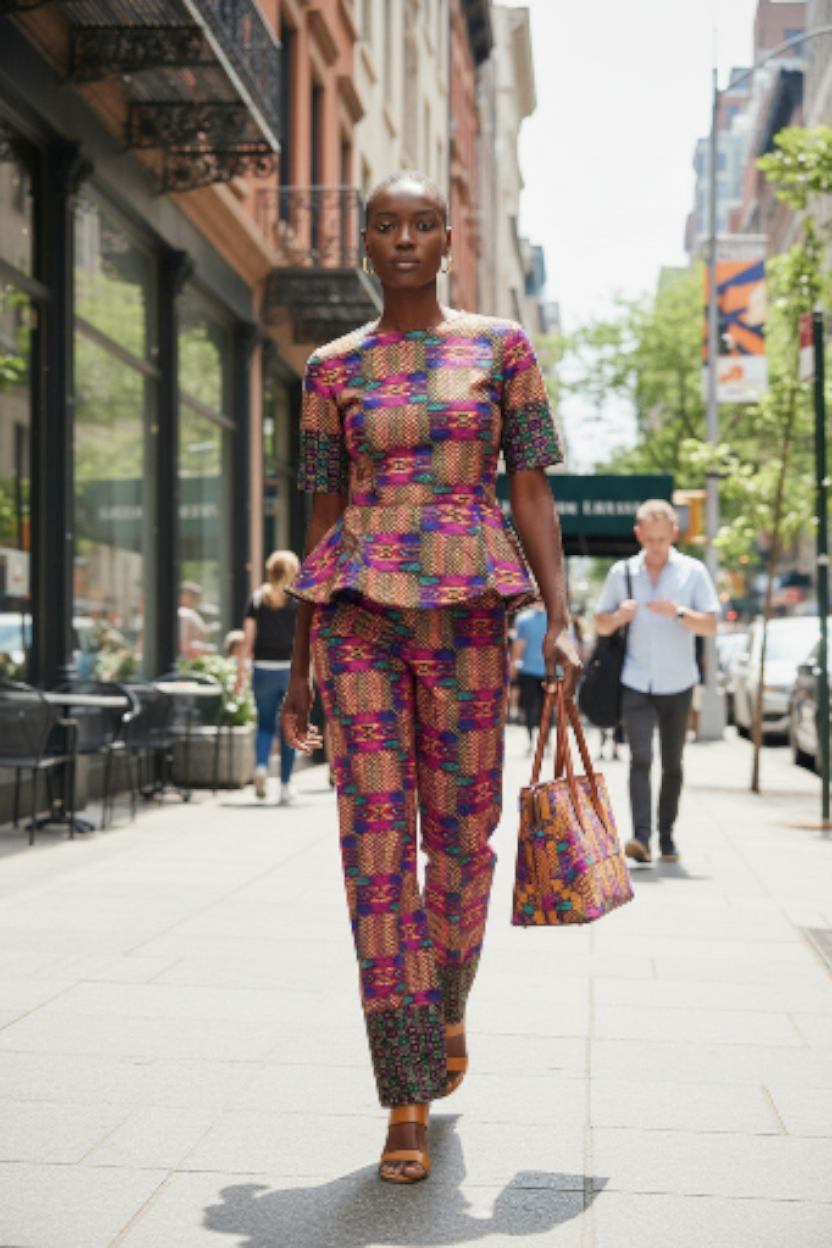 Tissu Pagne Africain Brillant 6 Yards