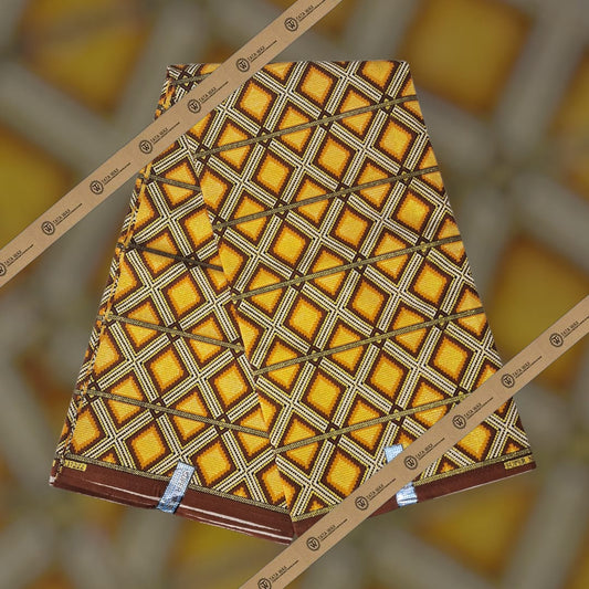 Tissu Pagne Africain Brillant 6 Yards