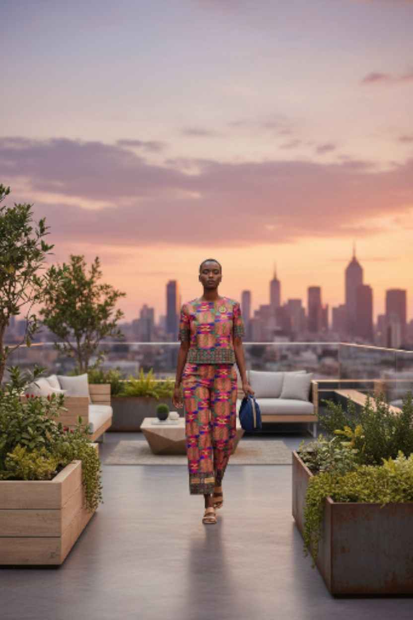 Tissu Pagne Africain Brillant 6 Yards