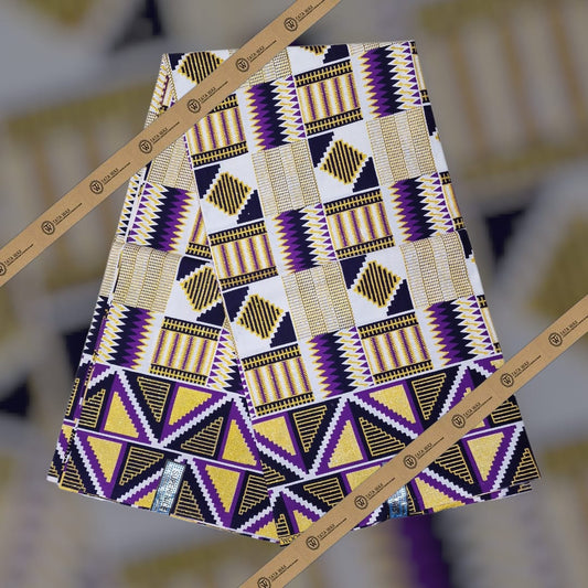 Tissu Pagne Africain Brillant 6 Yards