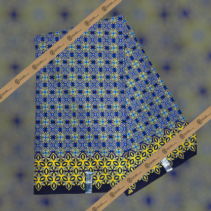 Tissu Pagne Africain Brillant 6 Yards