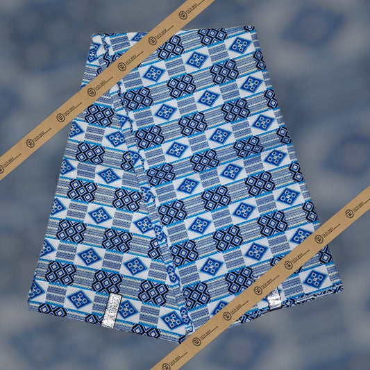 Tissu Pagne Africain Brillant 6 Yards