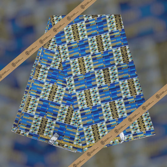 Tissu Pagne Africain Brillant 6 Yards