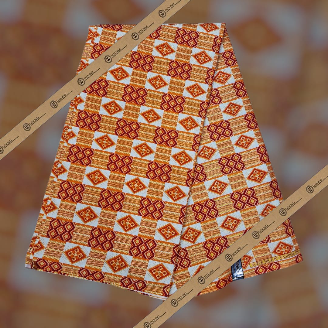 Tissu Pagne Africain Brillant 6 Yards