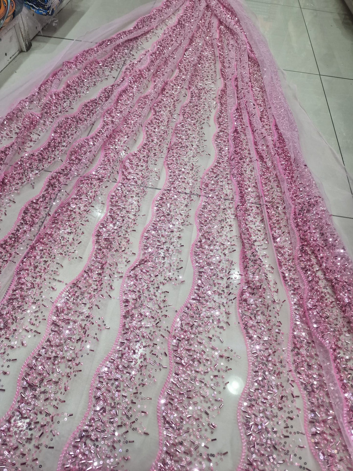 Tissu Perlage Américain TATA WAX