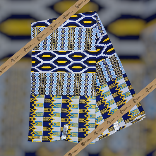 Tissu Pagne Africain Brillant 6 Yards