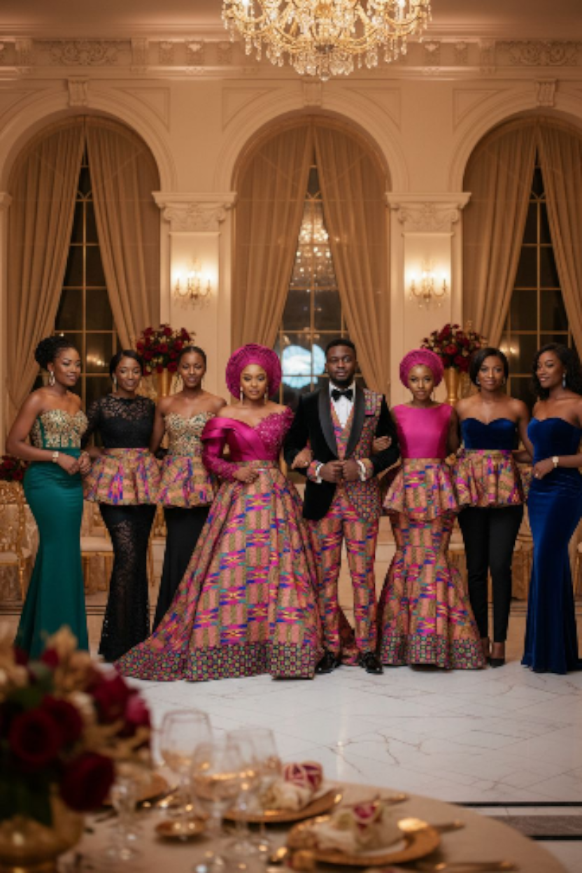 Tissu Pagne Africain Brillant 6 Yards