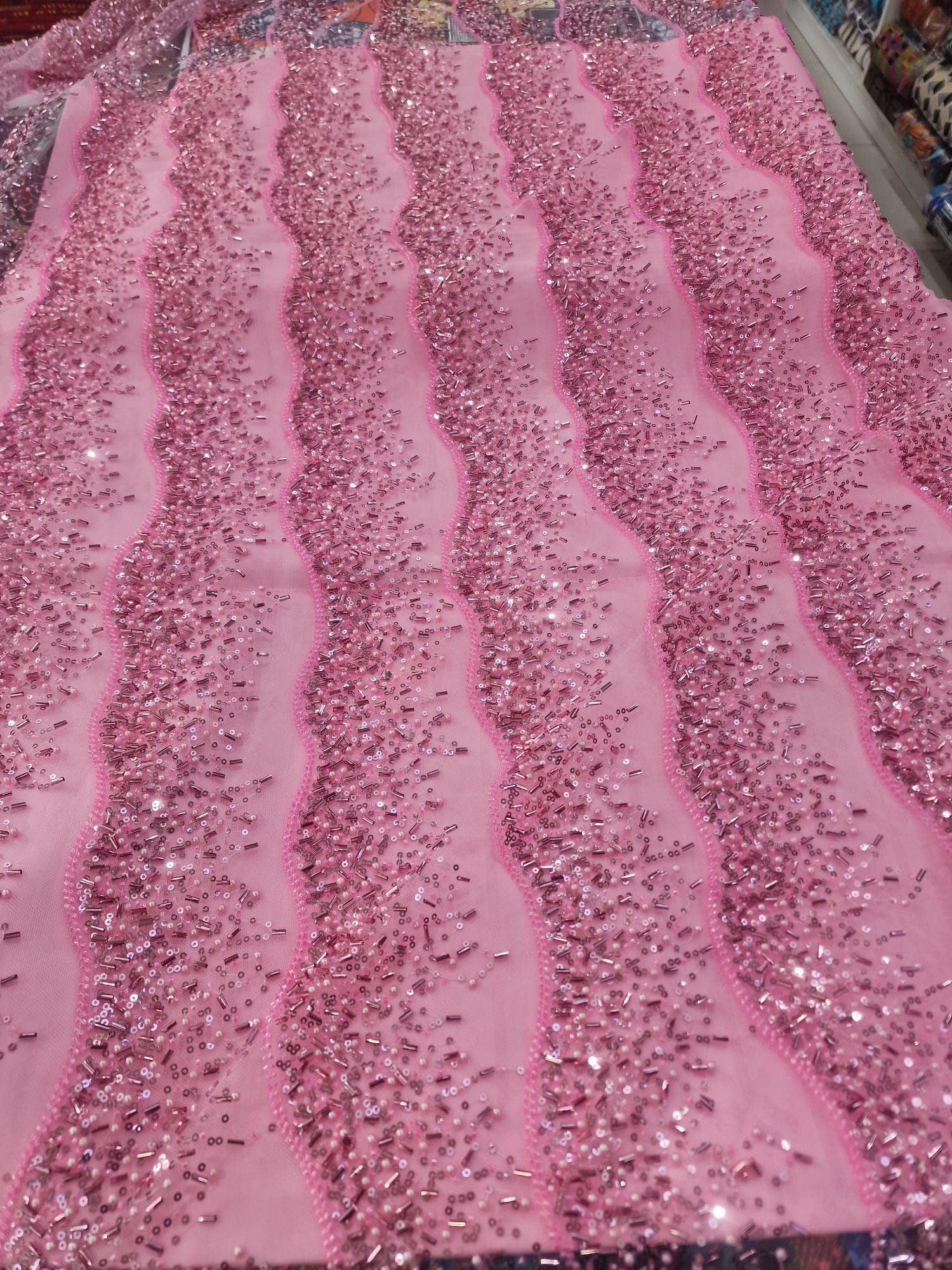 Tissu Perlage Américain TATA WAX