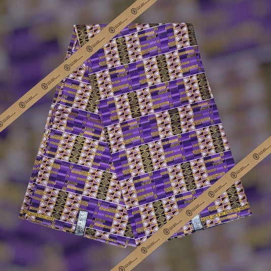 Tissu Pagne Africain Brillant 6 Yards