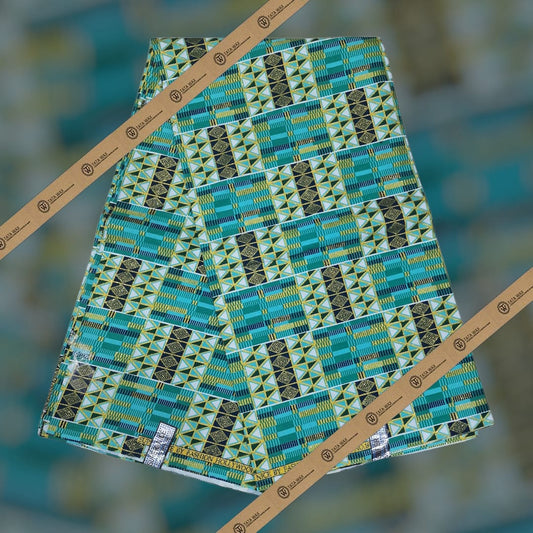 Tissu Pagne Africain Brillant 6 Yards