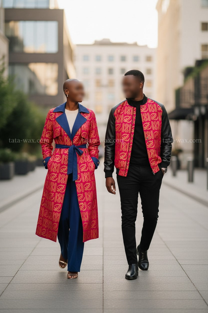 Tissu Wax Africain brillant Premium 6 yards