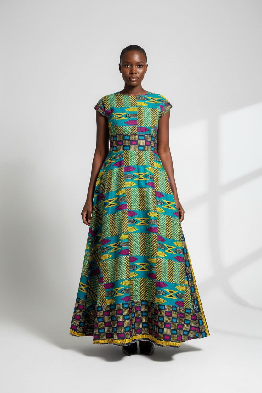 Tissu Pagne Africain Brillant 6 Yards