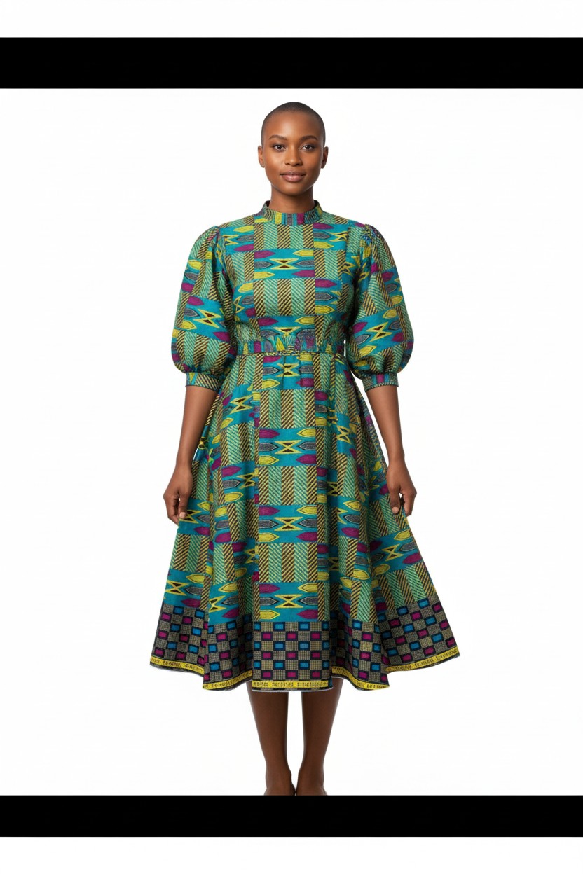 Tissu Pagne Africain Brillant 6 Yards