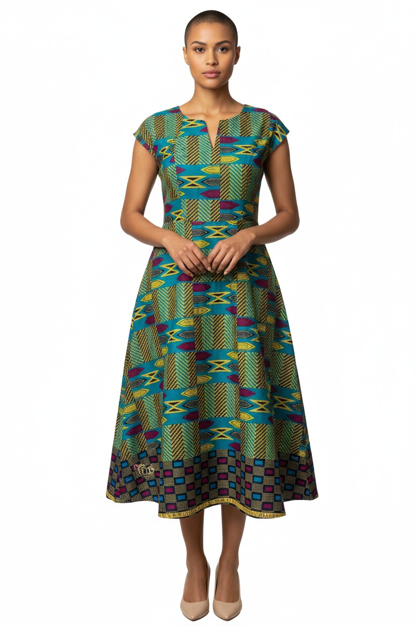 Tissu Pagne Africain Brillant 6 Yards