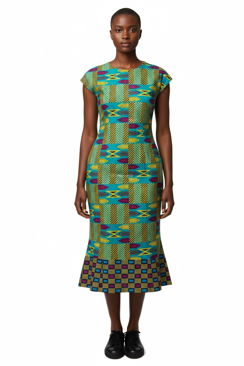 Tissu Pagne Africain Brillant 6 Yards